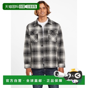 Plaid black Boucle Shirt 美国奥莱直发 Pocket 自营guessJay