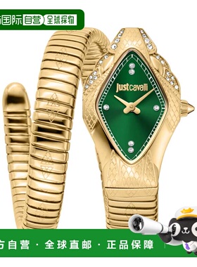 自营Just Cavalli Women's Snake 316L Stainless Steel Watch -