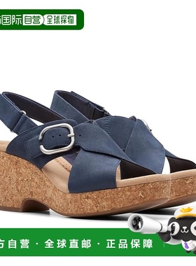 1h可退 香港直邮潮奢 Clarks 其乐 女士 Giselle 鸽灰色高跟鞋