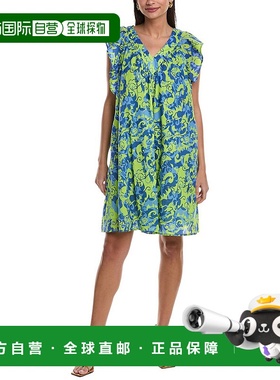 自营 ro's gardenRo’s Garden Parker 迷你连衣裙 - 绿色 美国奥