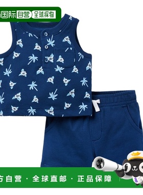 自营Janie and Jack Baby Palm Hibiscus French Terry Matching