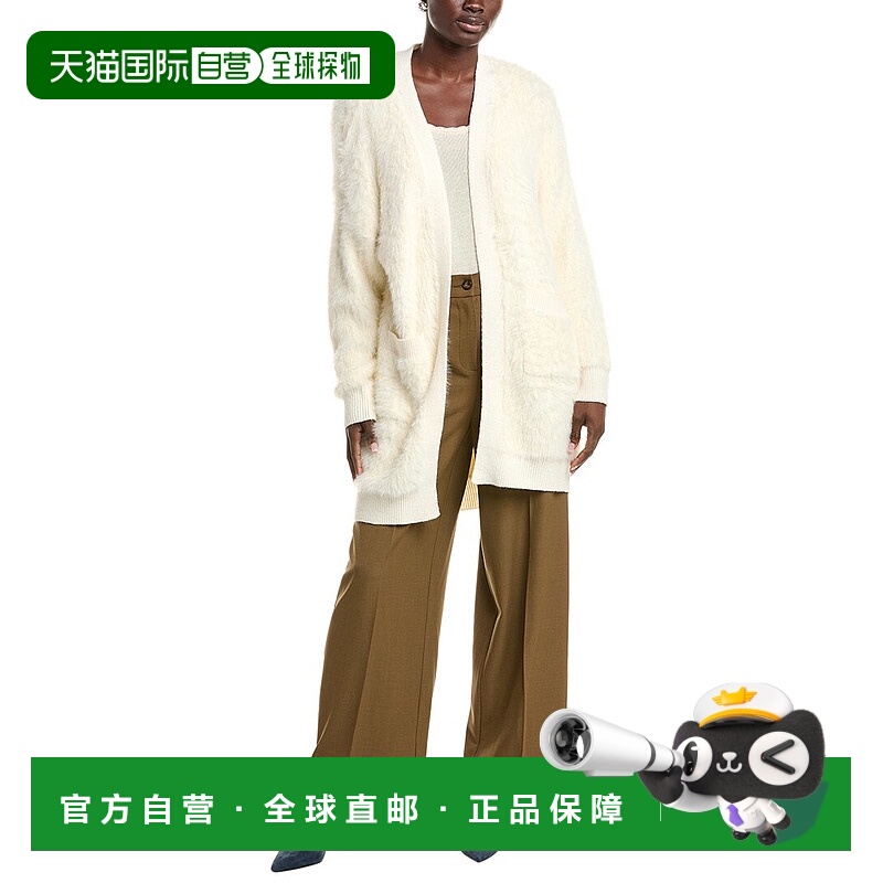 自营ANNA KAY Sunny Classic Cashmere-Blend Cardigan - white