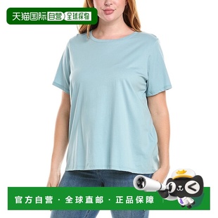美国奥莱直发 绿色 自营EILEEN FISHER圆领T恤