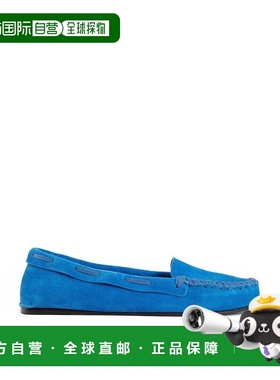 自营The Row Calfskin Women's Moccassin - blue 美国奥莱直发