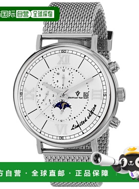 自营Christian Van Sant Men's White dial Watch - white 美国奥
