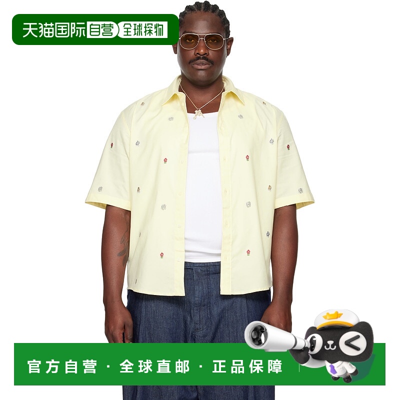 1h可退 香港直邮潮奢 kenzo 高田贤三 男士 黄色 Verdy 联名 Pari