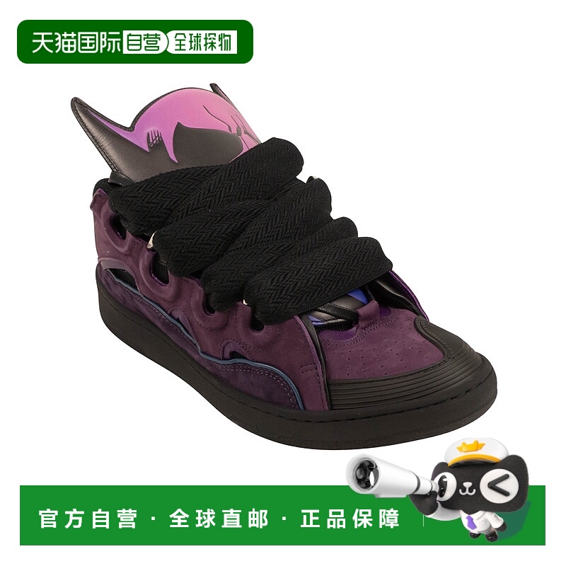自营 lanvin紫色蝙蝠侠路缘运动鞋-紫色 美国奥莱直发浪凡