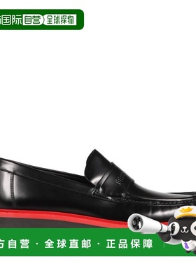 自营salvatore ferragamoFerragamo Men's Black Fergal Logo Deb