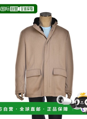 自营 kitonKired Salta羊绒/海狸皮大衣-象牙色 美国奥莱直发