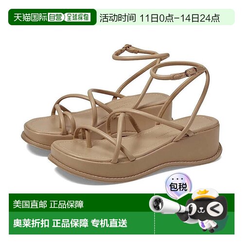 自营Women's Chinese Laundry Clairo Sandals Beige Ankle Strap