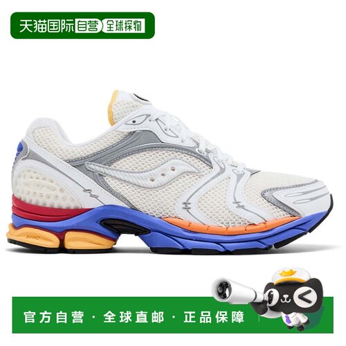 自营saucony男子ProGrid Triumph 4 Galaxy White Multi - multi