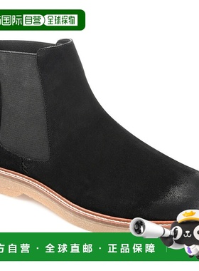 自营 Thomas & Vine Cedric 平头切尔西靴 - 黑色 美国奥莱直发