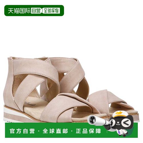 自营Lifestride Zoom H5220S1650凉鞋女M粉色背部拉链绑带LION107