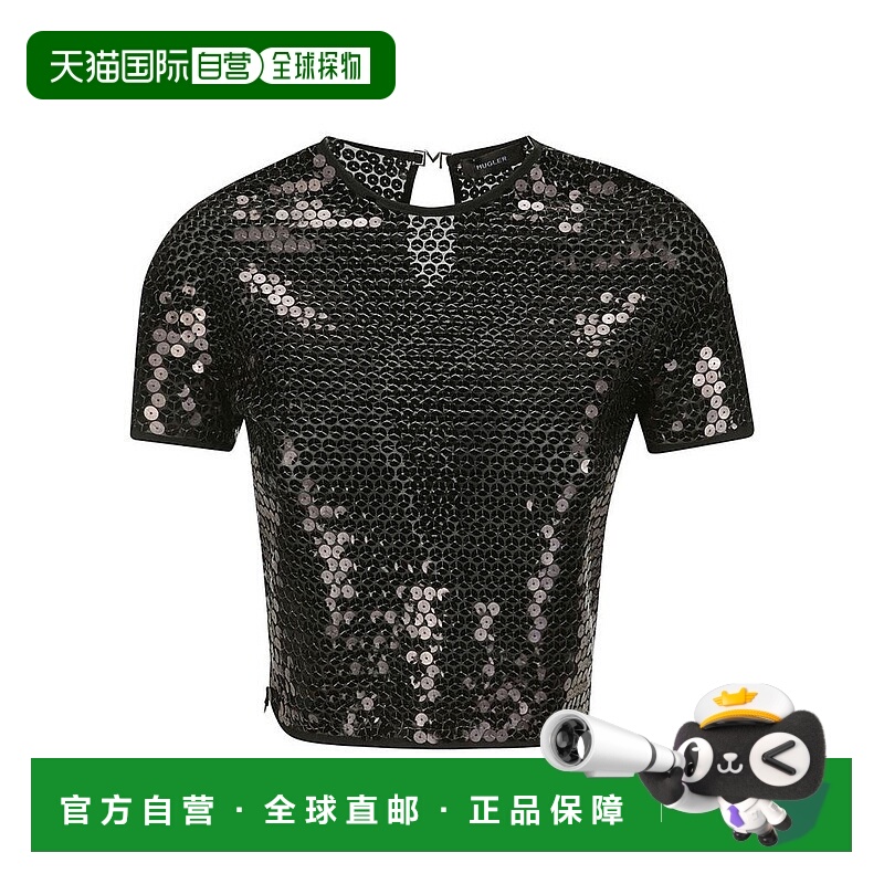 1h可退 【美国直邮】mugler 女士 衬衫短袖短款上衣
