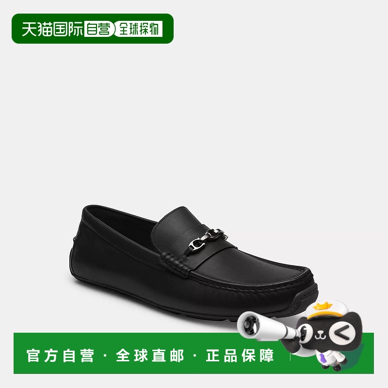 自营Coach蔻驰Landon Driver黑色男士休闲鞋 美国奥莱直发