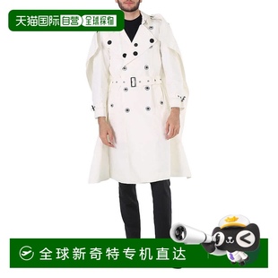 Faille重建雙排扣斗篷細節(jié)風衣 自營 Burberry Technical 光學白