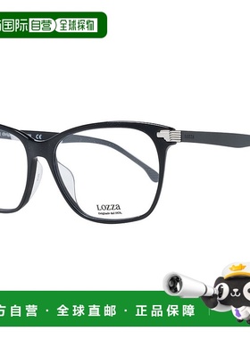 自营 Lozza 女士光学镜框 - 黑色 美国奥莱直发