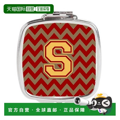 自营Carolines Treasures CJ1048-SSCM 字母 S 雪佛龙石榴石正品