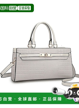 自营 mia k collectionMia K的Colby女式手提包-米白色 美国奥莱