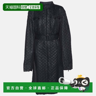 自营Marina Sport By Marina Rinaldi Navy Blue Quilted Coat -