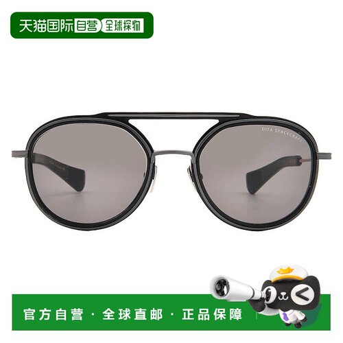 自营Dita SPACECRAFT Grey Pilot Men's Titanium Sunglasses 190