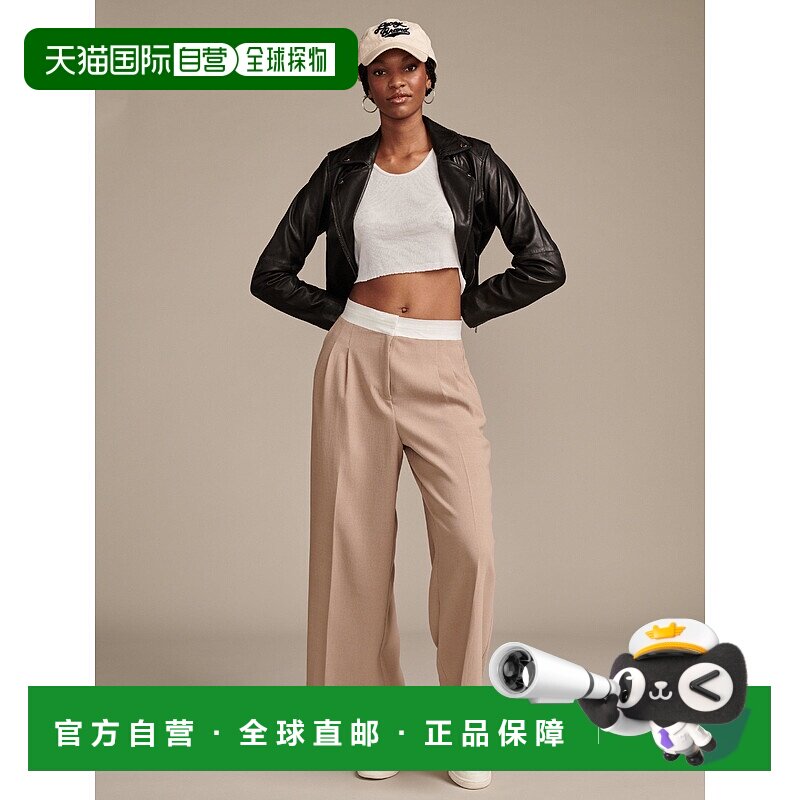 自营 Lucky Brand 女士男装长裤 - aztec 美国奥莱直发女装阔腿裤