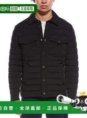 自营Moose Knuckles Lennox Shirt Jacket - black 美国奥莱直发