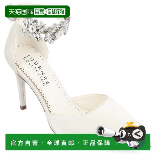 美国直邮自营Journee Collection 女式 Loxley 高跟鞋 - 白色 美