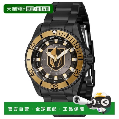自营 Invicta 女士 38 毫米石英腕表 - 黑色 美国奥莱直发