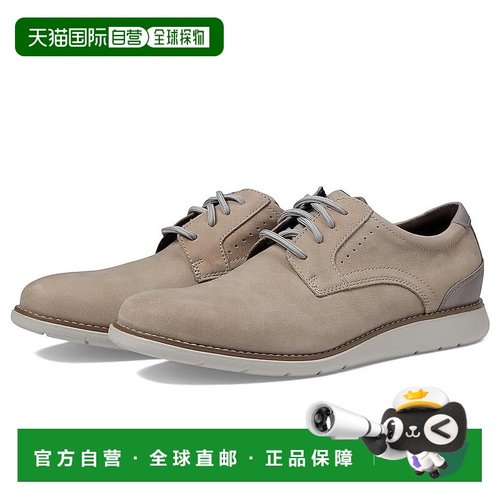 自营 Rockport Total Motion牛津男士灰色皮革工艺平角鞋JOBB1749