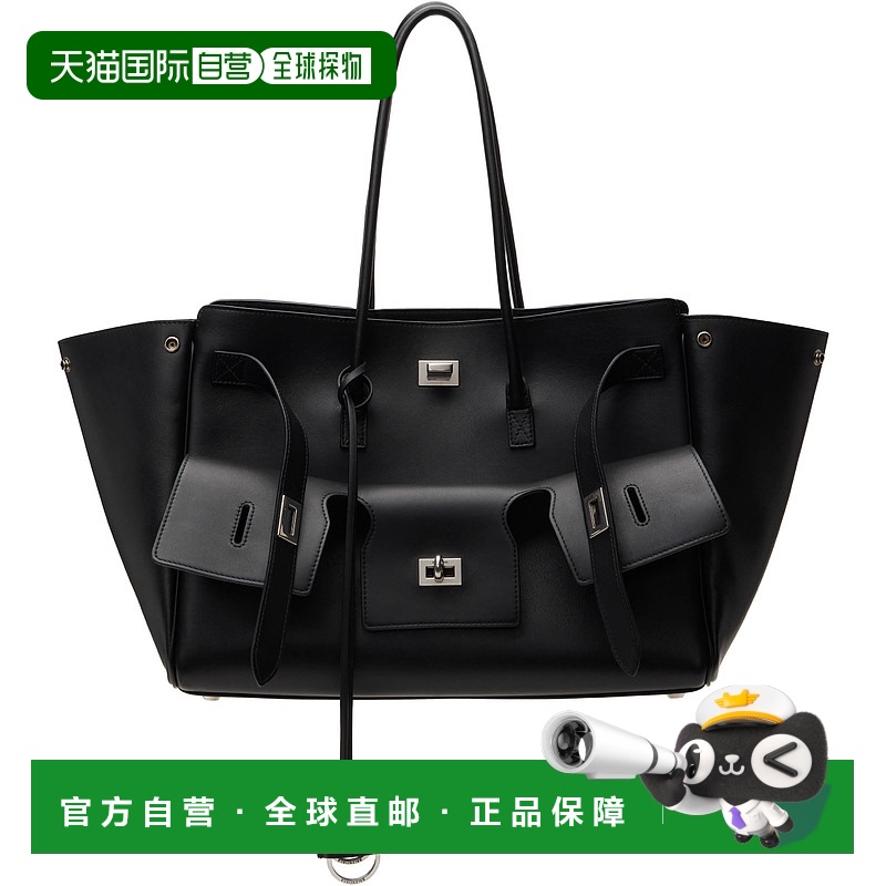 1h可退 香港直邮潮奢 Balenciaga 巴黎世家 女士 黑色中号 Bel Ai