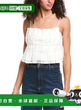 自营 Walter Baker Gweneth上衣-白色 美国奥莱直发性感背心吊带