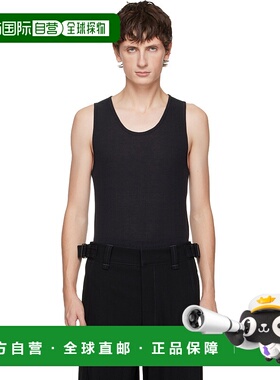 1h可退 香港直邮潮奢 Lemaire 男士 黑色 Debardeur 背心 TO1465L