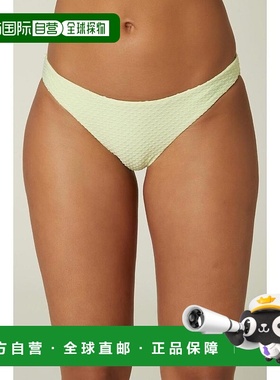 自营 O'Neill Rockley Saltwater Solids比基尼女式绿色纹理JDM18