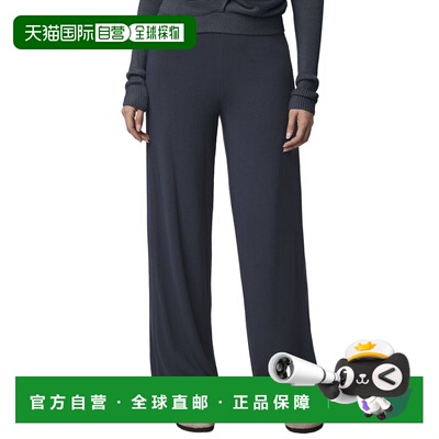 自营Splendid Everywhere Lyr Wide Leg Sweater Pant - blue 美