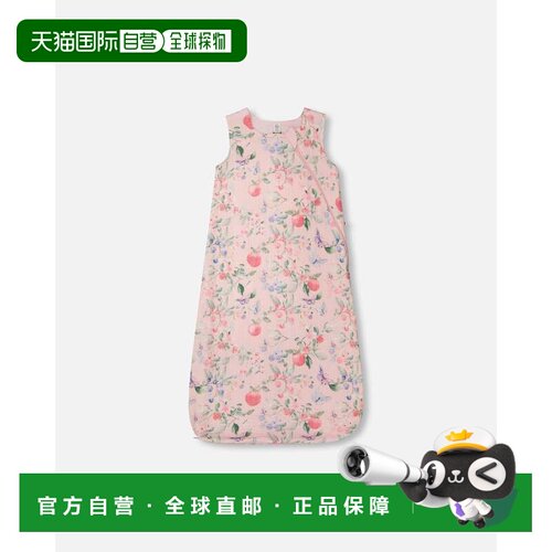 自营deux par deuxCotton Jersey Muslin Sleep Sack Pink Printe