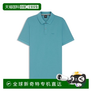 带有浅蓝色标志细节 自营 棉质 bossPallas 美国奥莱直 polo衫