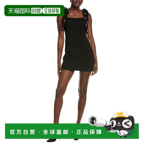 自营Endless Rose Rhinestone & Pearl Mini Dress - black 美国