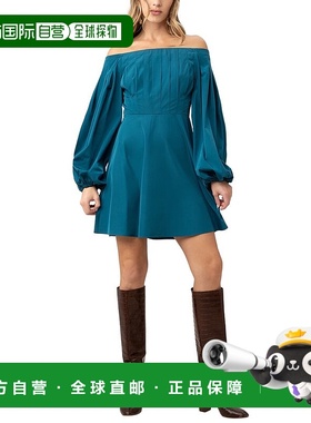 自营 Trina Turk Calista 迷你连衣裙 - 蓝色 美国奥莱直发