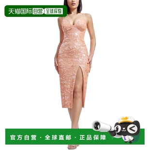 自营Dress The Population Anastasia Bodycon Dress - coral 美