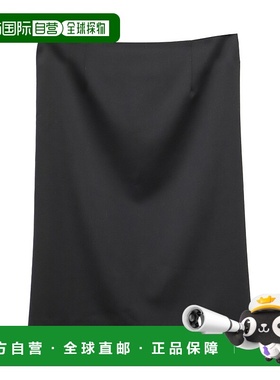 自营 Theory Golda 2黑色涤纶铅笔裙-黑色半身裙 美国奥莱直发