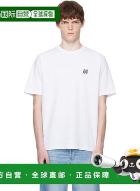 1h可退 香港直邮潮奢 MAISON KITSUNE 男士 白色 Bold Fox Head P