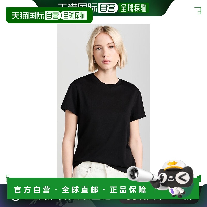 【美国直邮】vince 女士 上装T恤短袖女装针织圆领球衣