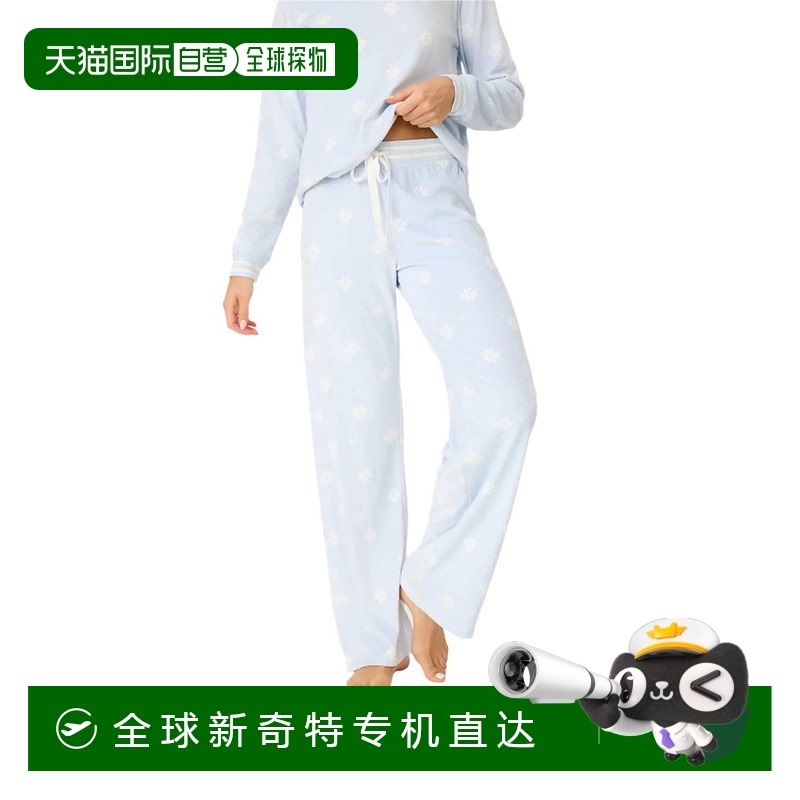 自營pj salvageApres All Day 天鵝絨長褲（藍色私語） - blue wh