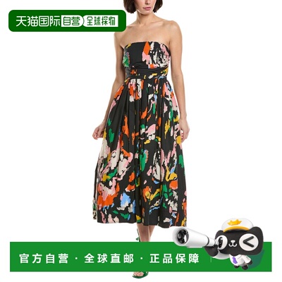 自营A.L.C. Tate Print Dress - Black 连衣裙美国直发奥莱