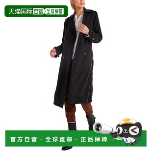 美国奥莱直发 黑色 自营Bella Dahl风衣