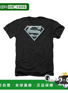 自营 gildan人 Chrome Shield 成人 Heather 短袖 T 恤 - 黑色 美