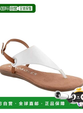 自营Aerosoles In Conchlusion Thong Sandal White / Cognac  IN