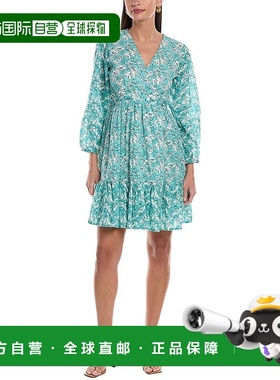 自营 ro's gardenRo’s Garden Drew 迷你连衣裙 - 蓝色 美国奥莱