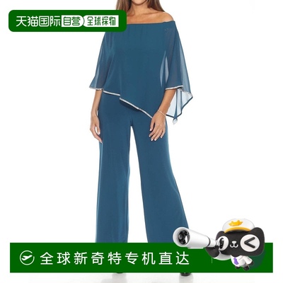 自营joseph ribkoffEmbellished Off-Shoulder Chiffon Overlay J